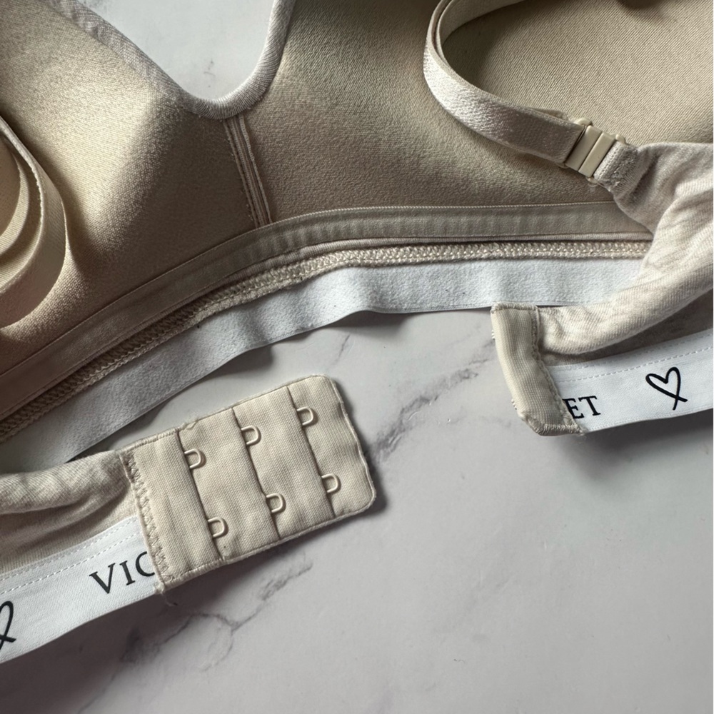 Victoria's Secret US 32C Light Beige T-Shirt Lightly Lined Wireless Bra - Picture 6 of 15